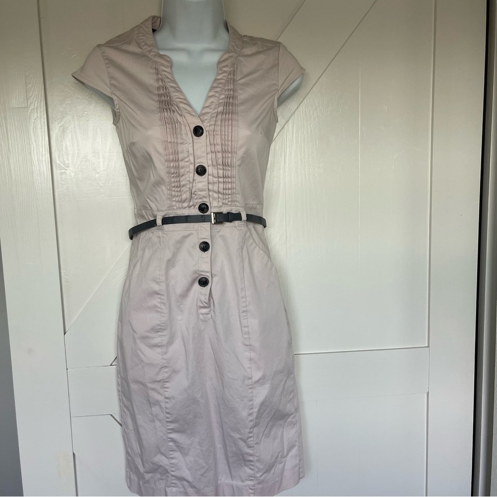 H&M size 2 pink button down dress - Picture 1 of 7